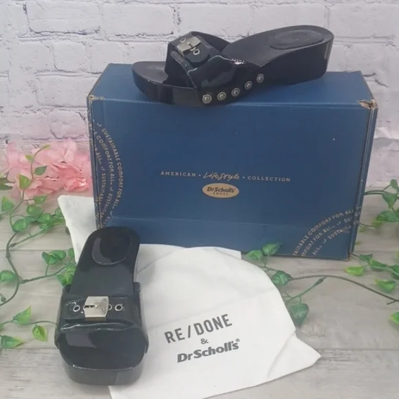 Dr. Scholl's RE/DONE Lacquer Black NIB - Picture 10 of 11